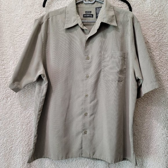 George - Sueded Button Down Shirt - Large (42/44) - Picture 1 of 2